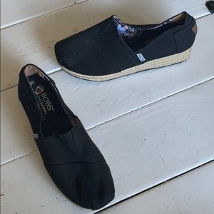 Like New black platform Espadrilles